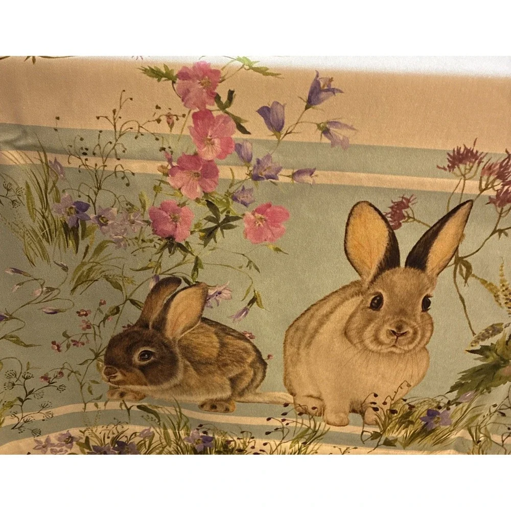 Southern Living Tablecloth Spring Summer Bunnies Easter 70